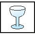 Materialsymbol Glas