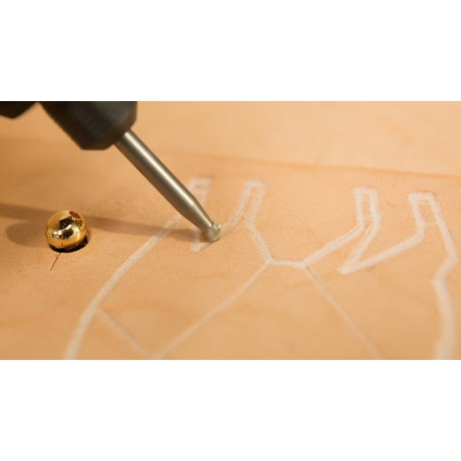 Grabado de cuero con accesorio multiherramienta Dremel Cortador de grabado 2,4 mm 107