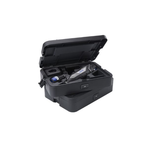 Multiherramienta Dremel 8240 con 5 complementos y 65 accesorios en su interior en un lujoso estuche negro