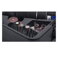 soporte para accesorios de la Dremel Box.