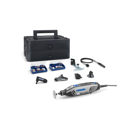 Multiherramienta con cable DREMEL 4250 6/128 (175 W), 128 accesorios y 6 complementos