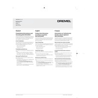 Multiherramienta con batería DREMEL 8240 5/65 (batería de 12 V y 2 Ah), 65 accesorios, 5 complementos