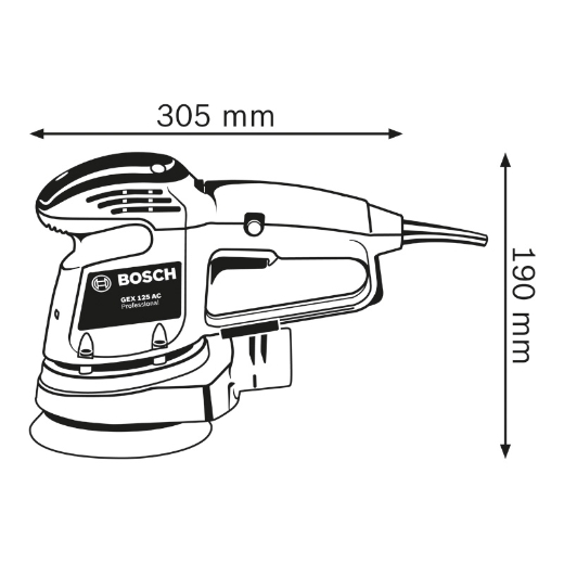 Imagen de la dimensión del producto