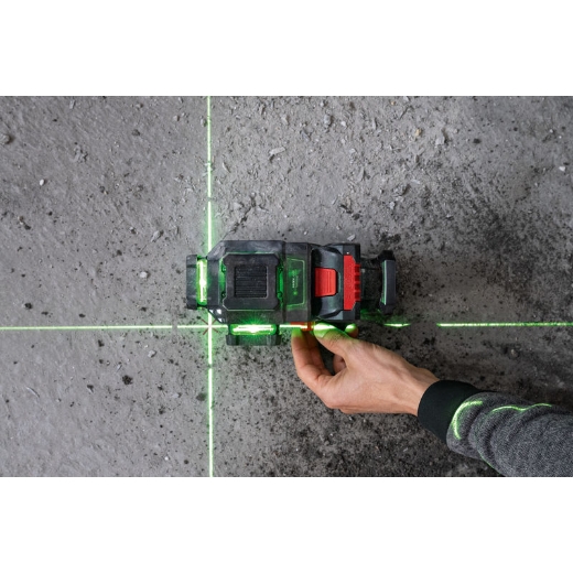 Tecnología de láser verde para una óptima visibili