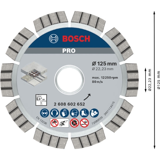 Bild der Produktabmessungen