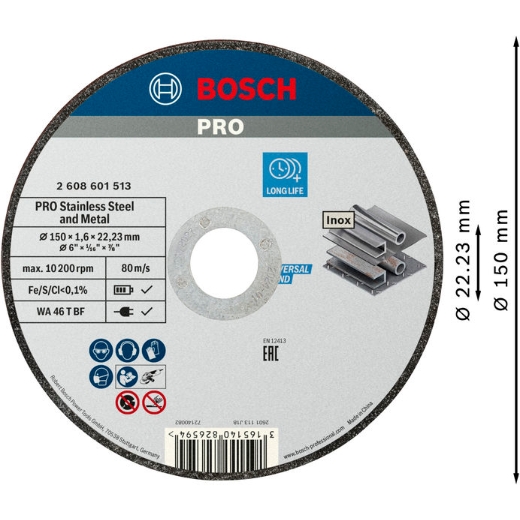 Bild der Produktabmessungen
