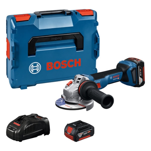 Bosch amoladora + 2 baterias + cargador + maletin