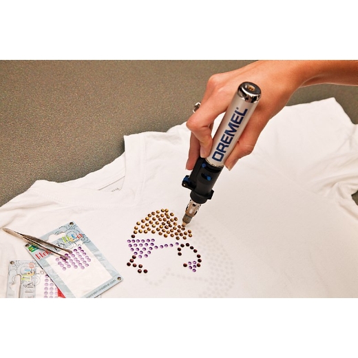 Fijación de piedras calientes con Dremel VersaTip