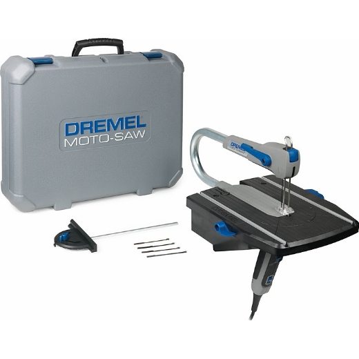 Sierra de calar compacta DREMEL Moto-Saw MS20-1/5 2 en 1 (70 W), 1 complemento, 5 accesorios