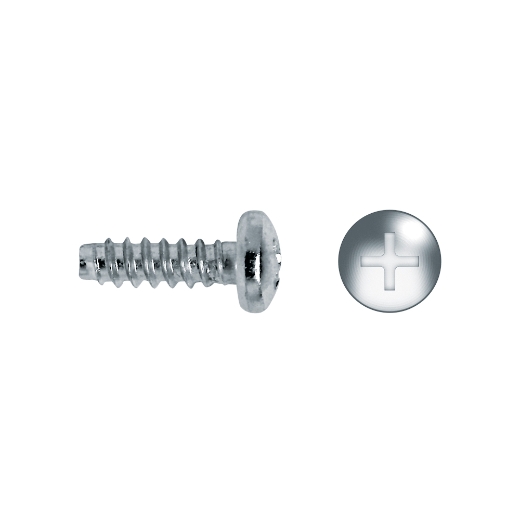 Tornillo autorroscante din 7981 s/punta zinc. c/alomada ph