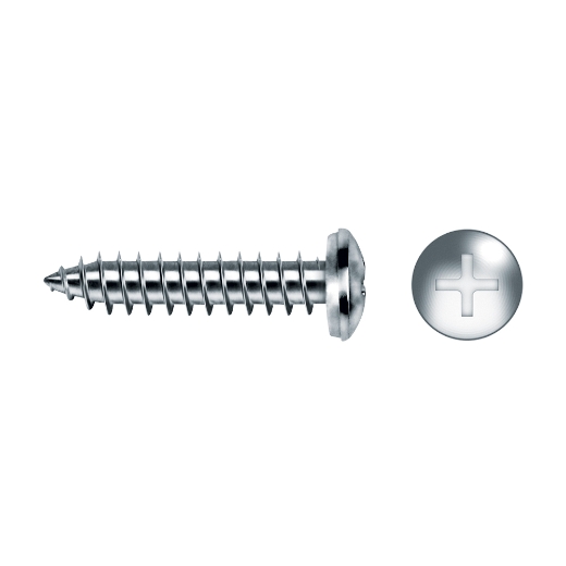Tornillo autorroscante cahp zinc. c/envolvente ph