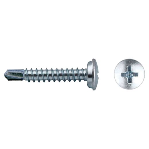 Tornillo autotaladrante tec c/envolvente ph zinc.