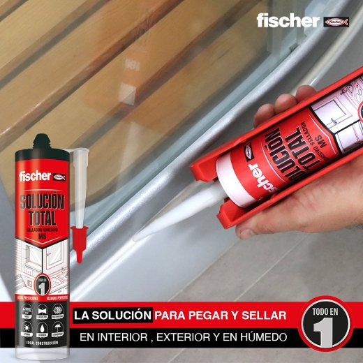 Fischer sellador solucion total ms negro