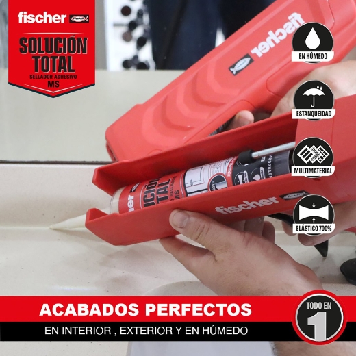 Fischer sellador solucion total ms negro