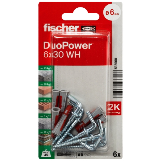 Fischer blister taco duopower + alcayata