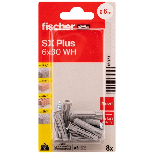 Fischer blister taco sx plus + alcayata