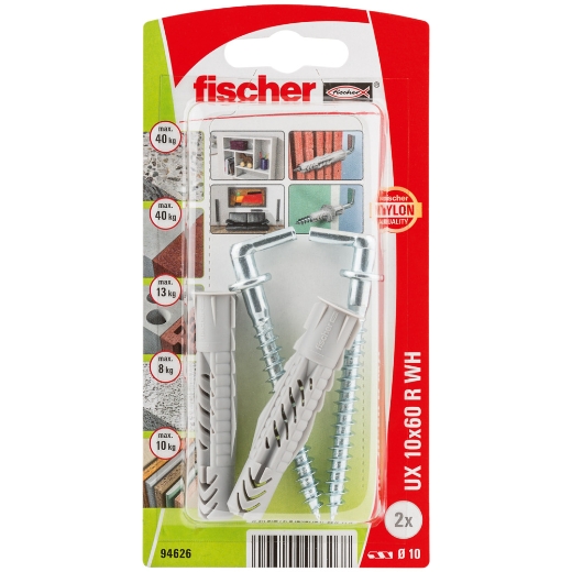 Fischer blister taco ux + alcayata