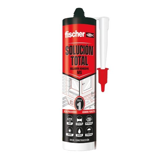 Fischer sellador solucion total ms negro