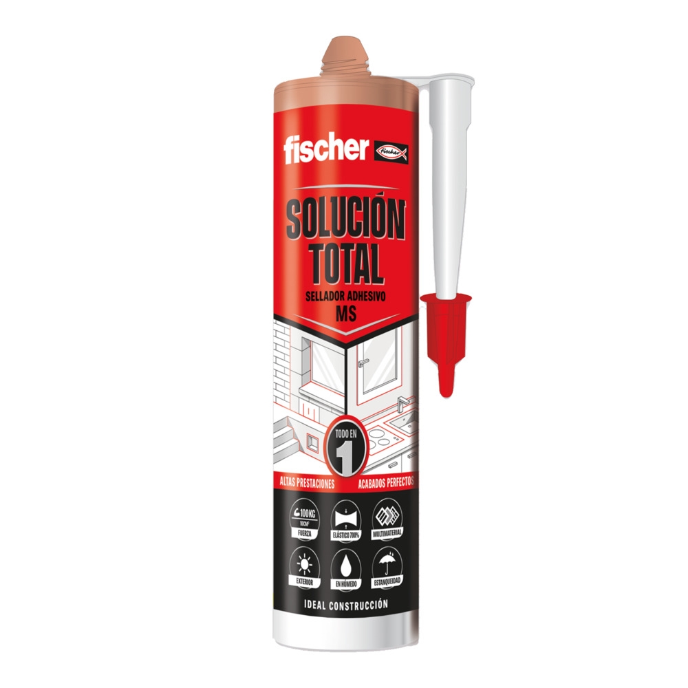 Fischer sellador solucion total ms terracota