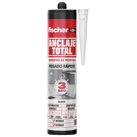 Fischer adhesivo anclaje total blanco