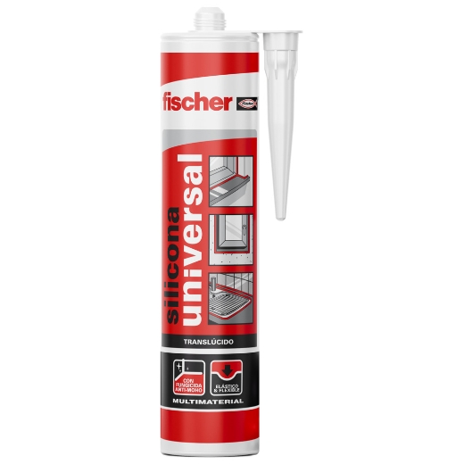 Fischer silicona acetica transparente