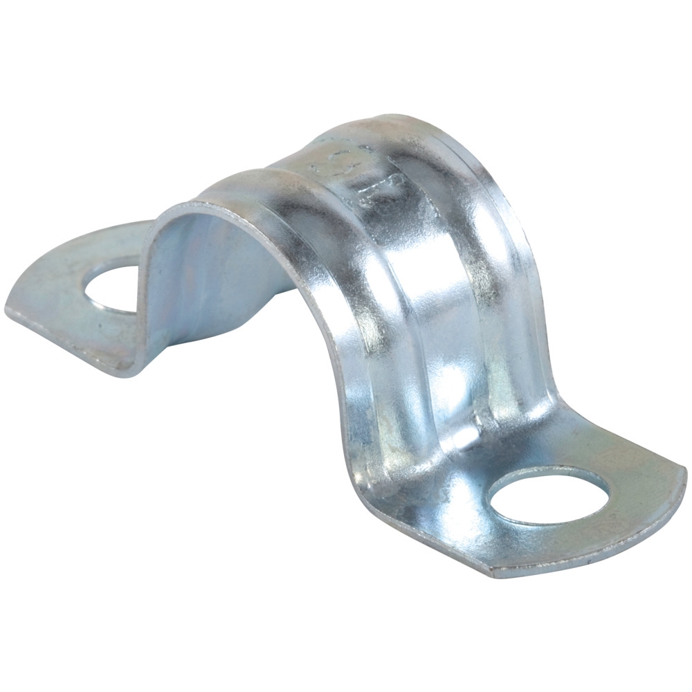 Grapa metalica zinc. 2 patas