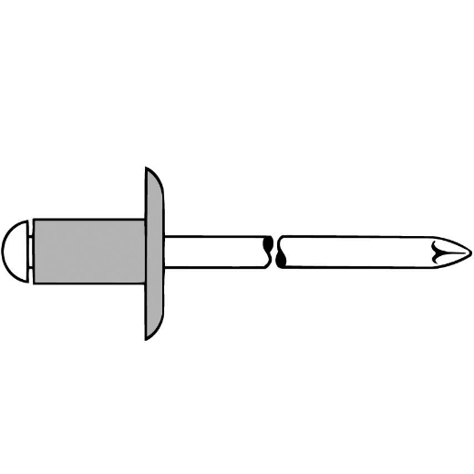 Mini-Pack PolyGrip Alu/Stahl 4,8 x 10 K 16