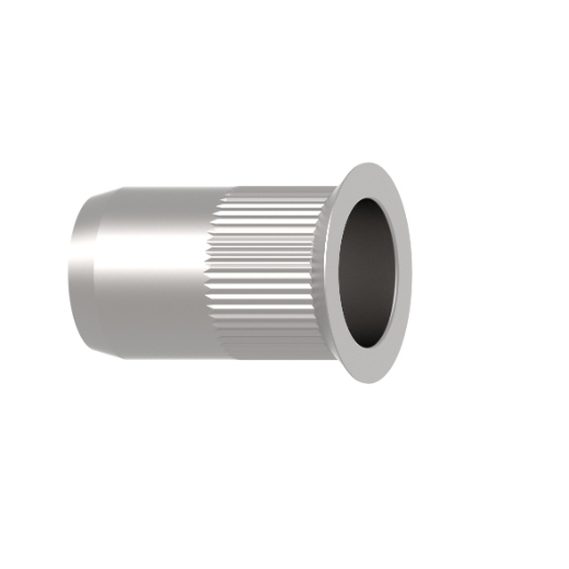 Blindnietmuttern Stahl-gerändelt Senkkopf M 6 x 9 x 17