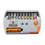 HECO-Bit-Selector, HECO- und Pozi-Drive, 11-tlg.