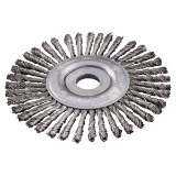 Rundbürste 150x0,5x6 /22,23 mm, Stahl, gezopft (626816000)