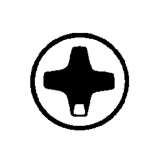 Punta Phillips tam. 3 / 89 mm (624458000)