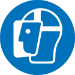 Safety pictogram Protect your face