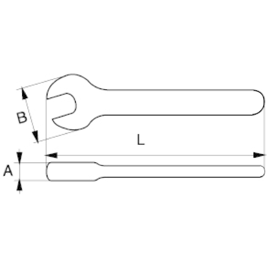 Llave Fija Una Boca 1000V 14