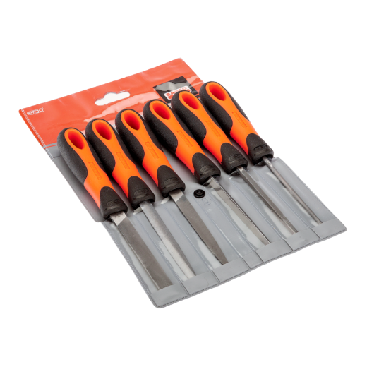 ERGO™ Feilensatz, Schlicht 100 mm - 6-teilig