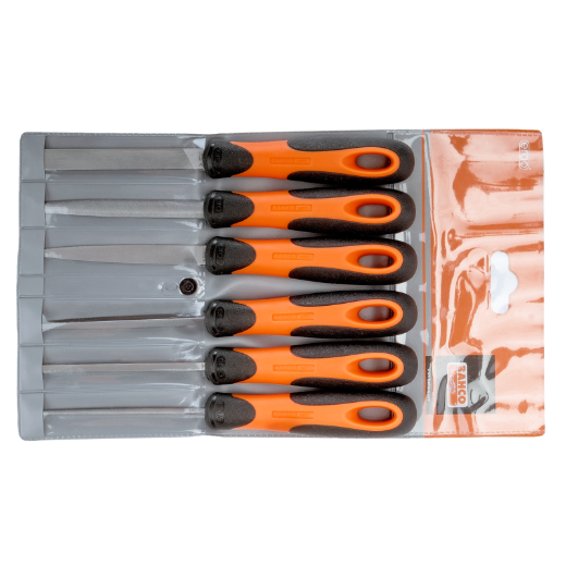 ERGO™ Feilensatz, Schlicht 100 mm - 6-teilig