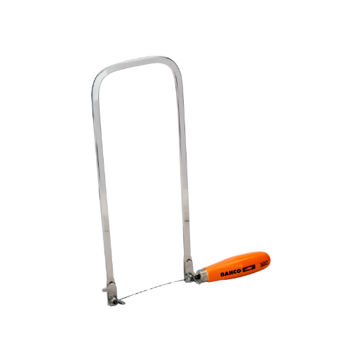 Laubsäge mit Holzgriff 130 mm