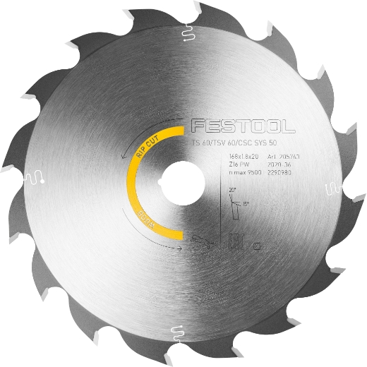 Kreissägeblatt HW 168x1,8x20 PW16