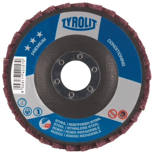 Tyrolit disco lija laminas pre-pulido 115mm gra.